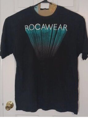 Vintage Rocawear T-Shirt Size 3X Mens Black Logo Spellout Streetwear Y2K